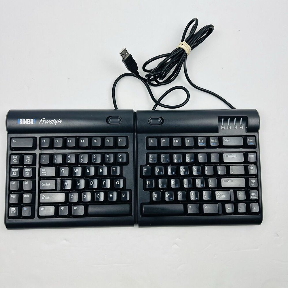 Kinesis Keyboard Freestyle Solo Model KB700PBUS PC TESTED WORKS